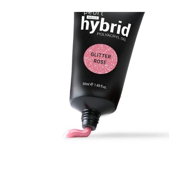 Pearl Nails hybrid PolyAcryl Gel - Glitter Rose - 50ml
