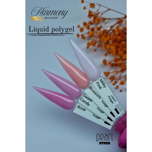 Pearl Nails Liquid Polygel - Milky Pink