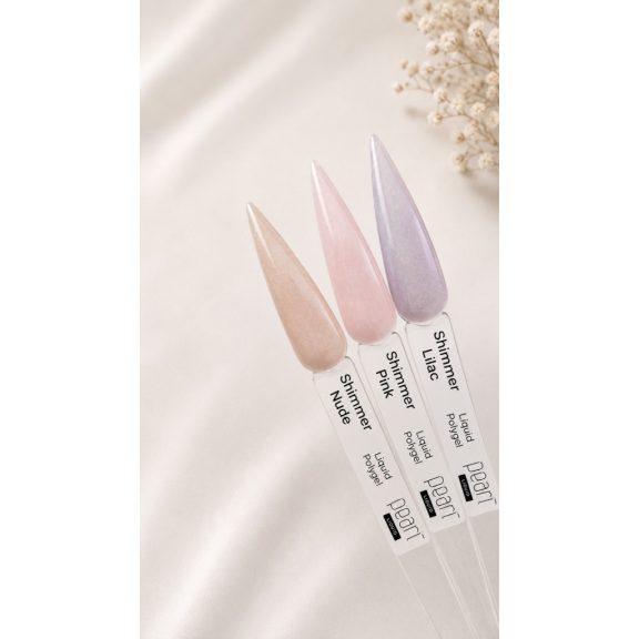 Pearl Nails Liquid Polygel - Shimmer Pink 7ml