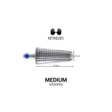 Pearl Nails VOLCANO karbid csiszolófej - KÉTKEZES - Medium
