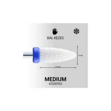 Pearl Nails Flame Bit (left-handed) - Medium