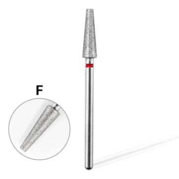 Pearl Nails Gyémánt csiszolófej - kúp - finom