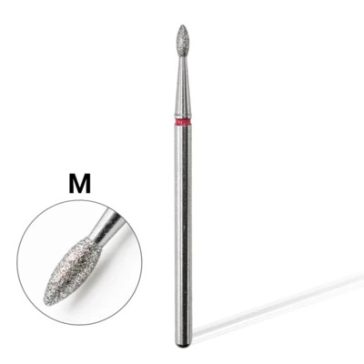   Pearl Nails Gyémánt csiszolófej - vékony csepp - közepes