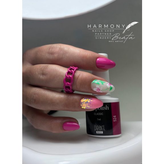 Pearl Nails Classic  524 gél lakk - rózsaszín