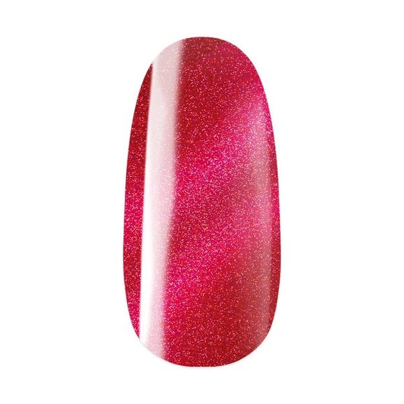 Pearl Nails Classic  C542 gél lakk - piros Cat Eye