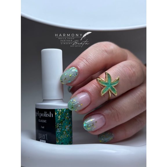 Pearl Nails Classic  F572 Üveghatású flakes