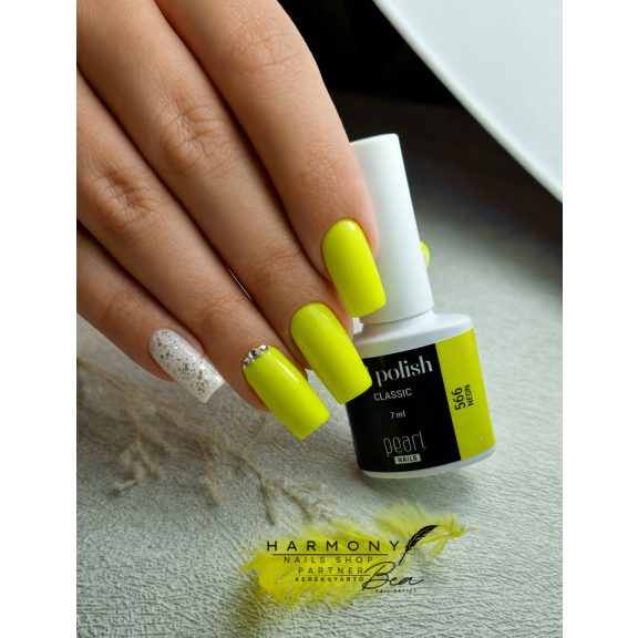 Pearl Nails Classic  566 Neon zöld gél lakk