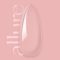 allure 022 prémium nude rózsaszín gél lakk