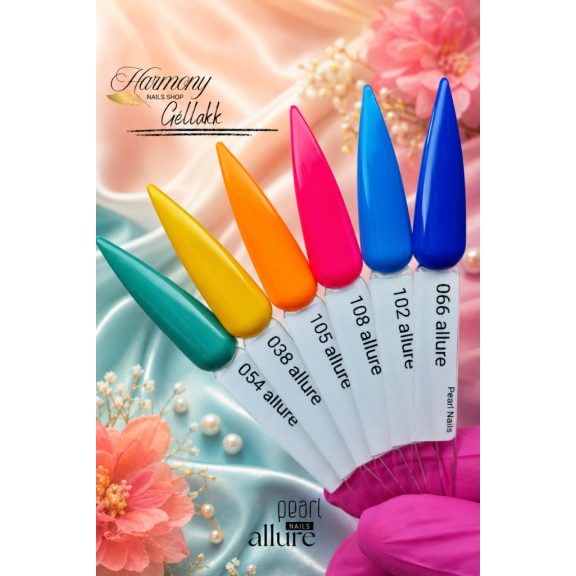 allure 066 prémium óceánkék gél lakk