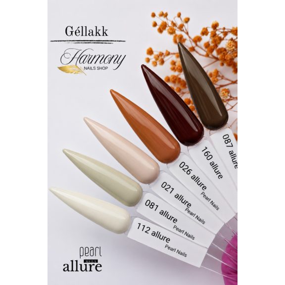 allure 087 prémium barna gél lakk