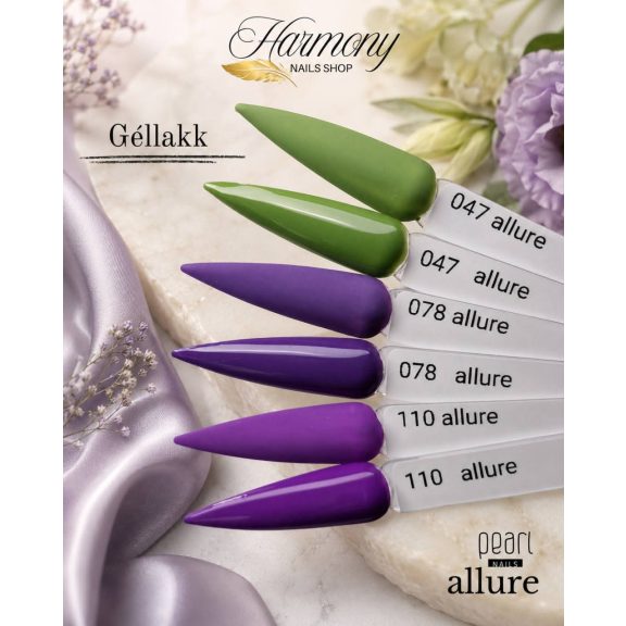 allure 110 prémium középlila gél lakk