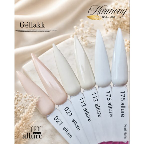 allure 112 prémium krémfehér gél lakk
