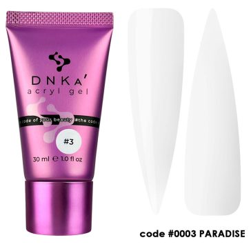 "DNKa" ACRYL GEL (tube), 30 ml #0003 Paradise