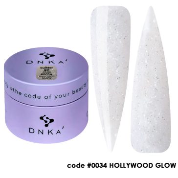 "DNKa" BUILDER GEL, 30 ml #0034 HOLLYWOOD GLOW