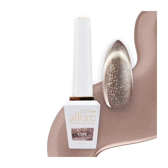allure C193 prémium lila csillámos effekt gél lakk