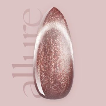 allure C195 prémium bronz csillámos effekt gél lakk