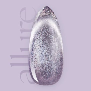 allure C197 prémium levendula csillámos effekt gél lakk