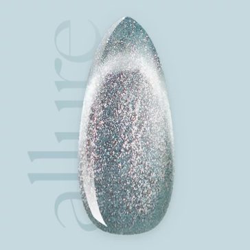 allure C198 prémium kék csillámos effekt gél lakk