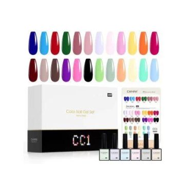CANNI HEMA FREE UV/LED gél lakk szett (24db-os) No.CC1