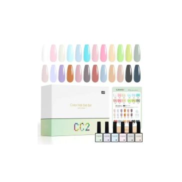 CANNI HEMA FREE UV/LED gél lakk szett (24db-os) No.CC2