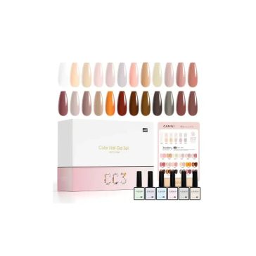   CANNI HEMA FREE UV/LED gél lakk szett (24db-os) No.CC3 - Transparent series