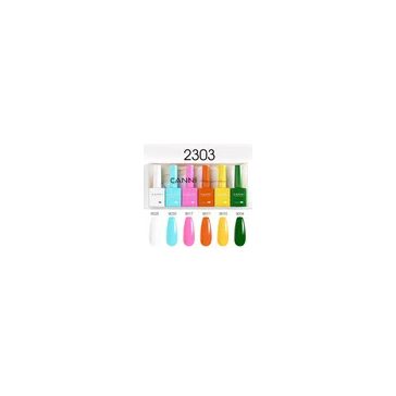   CANNI HEMA FREE UV/LED gél lakk szett 6x9ml - 2303 - Chic Monochrome