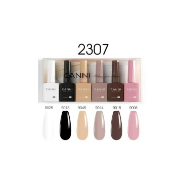   CANNI HEMA FREE UV/LED gél lakk szett 6x9ml - 2307 - Classic Couture