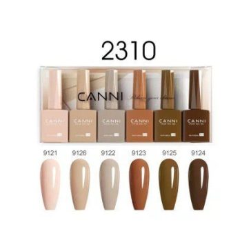 CANNI HEMA FREE UV/LED gél lakk szett 6x9ml - 2310