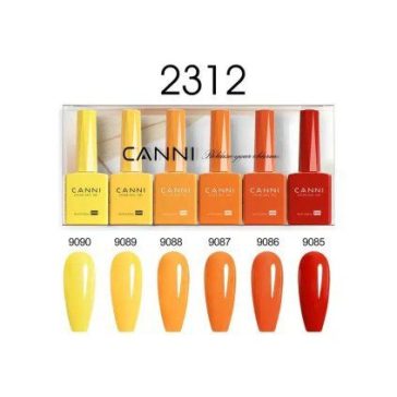 CANNI HEMA FREE UV/LED gél lakk szett 6x9ml - 2312