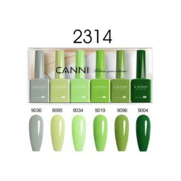 CANNI HEMA FREE UV/LED gél lakk szett 6x9ml - 2314