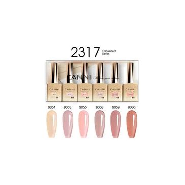 CANNI HEMA FREE UV/LED gél lakk szett 6x9ml - 2317