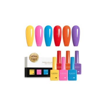 CANNI HEMA FREE UV/LED gél lakk szett 6x9ml - 2322