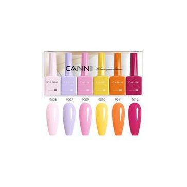 CANNI HEMA FREE UV/LED gél lakk szett 6x9ml - 2328