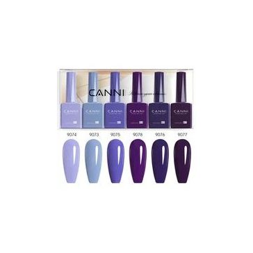 CANNI HEMA FREE UV/LED gél lakk szett 6x9ml - 2331