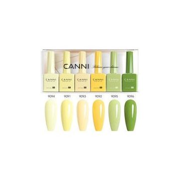 CANNI HEMA FREE UV/LED gél lakk szett 6x9ml - 2332