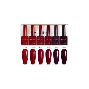 CANNI HEMA FREE UV/LED gél lakk szett 6x9ml - 2333