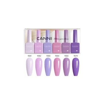 CANNI HEMA FREE UV/LED gél lakk szett 6x9ml - 2336