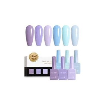 CANNI HEMA FREE UV/LED gél lakk szett 6x9ml - 2340