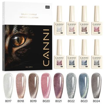   CANNI HEMA FREE szett 8x9ml - No.03 - Iridescent Dream Collection