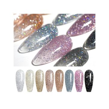   CANNI HEMA FREE szett 8x9ml - No.08 - Diamond Glitter Collection