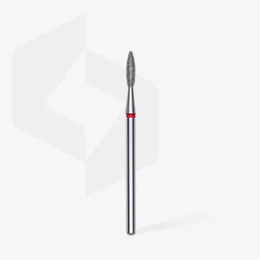   Staleks gyémánt csiszolófej - "láng" piros (finom) - FA10R021/8 | EXPERT