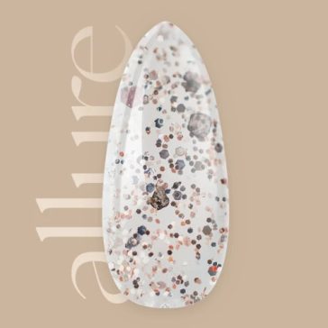 allure G117 prémium arany csillámos effekt gél lakk