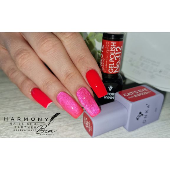 "DNKa" COLOR GEL POLISH, #0003 Cat Eye 80’s