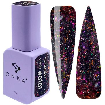 "DNKa" COLOR GEL POLISH, 12 ml #0101 FLASH