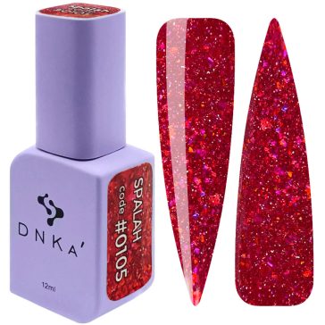 "DNKa" COLOR GEL POLISH, 12 ml #0105 FLASH