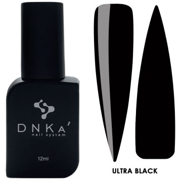 "DNKa" COLOR GEL POLISH, 12 ml ULTRA BLACK