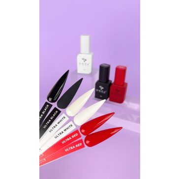 "DNKa" COLOR GEL POLISH, 12 ml ULTRA BLACK