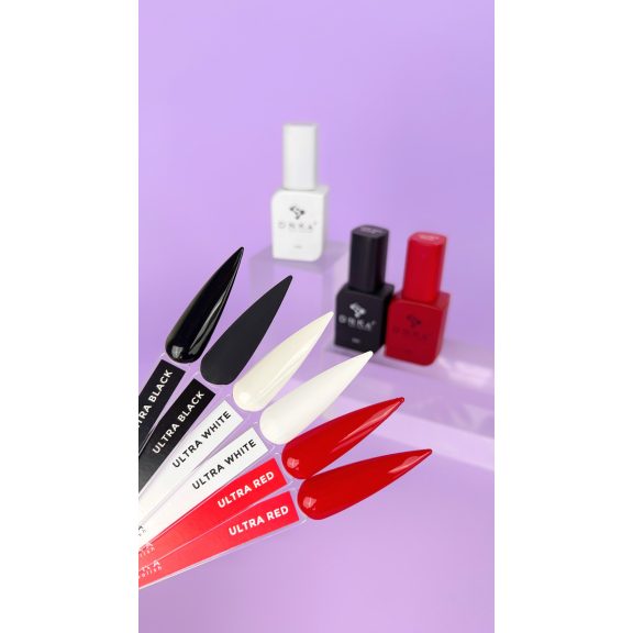 "DNKa" COLOR GEL POLISH, 12 ml ULTRA BLACK