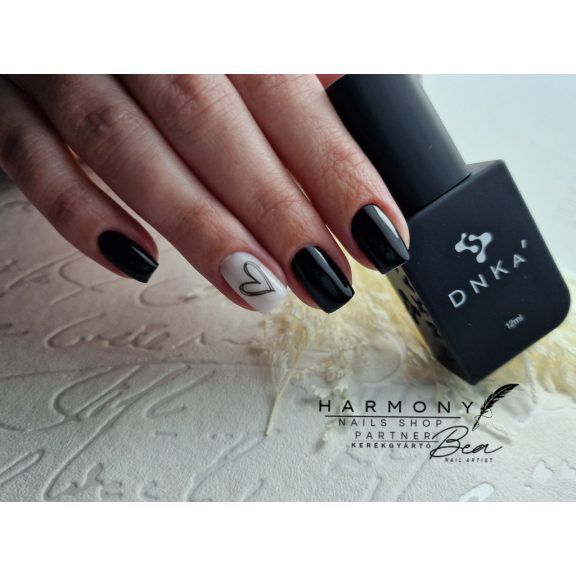 "DNKa" COLOR GEL POLISH, 12 ml ULTRA BLACK