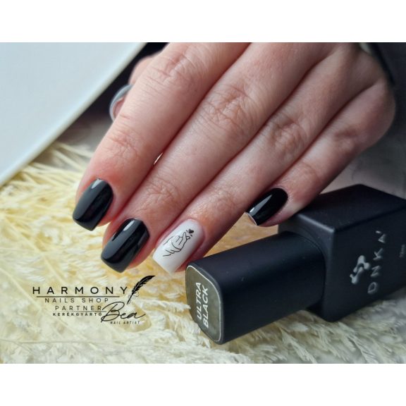 "DNKa" COLOR GEL POLISH, 12 ml ULTRA BLACK